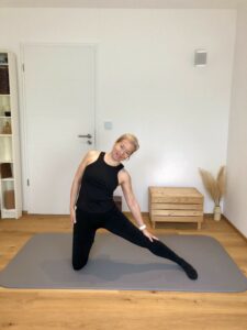 Lateralstretch ohne Hände